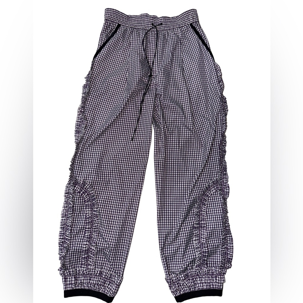 3.1 Phillip Lim Purple and White Checkered Pants